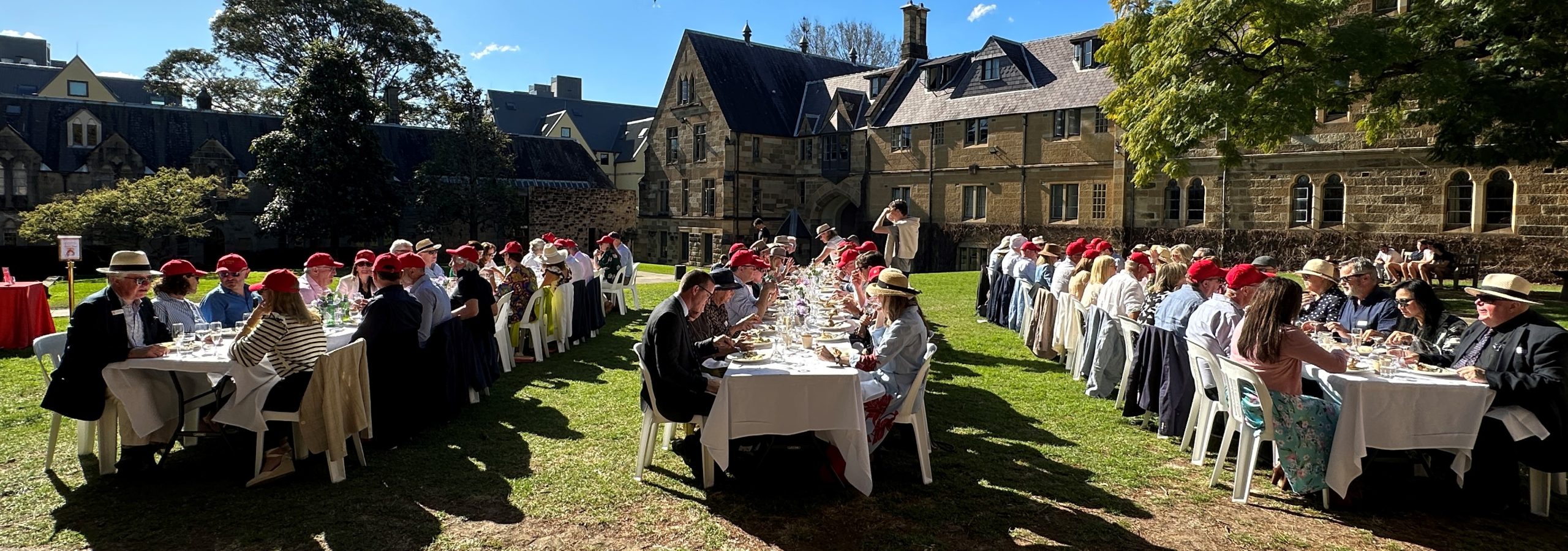 A perfect winter’s day for the Parents’ Lunch on the Lawn