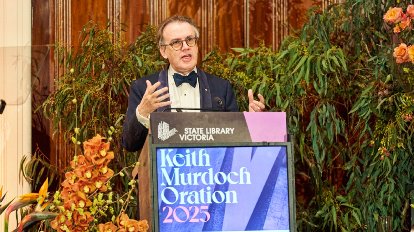 Prof Sir Jonathan Mills AC Delivers the 2025 Keith Murdoch Oration