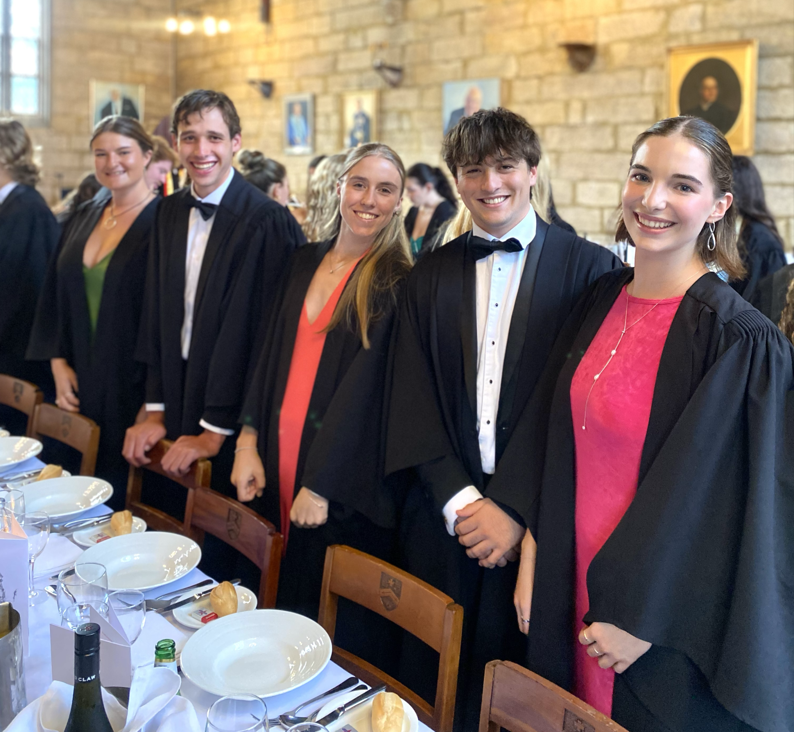 St Paul's College Students at Annual Academic Dinner
