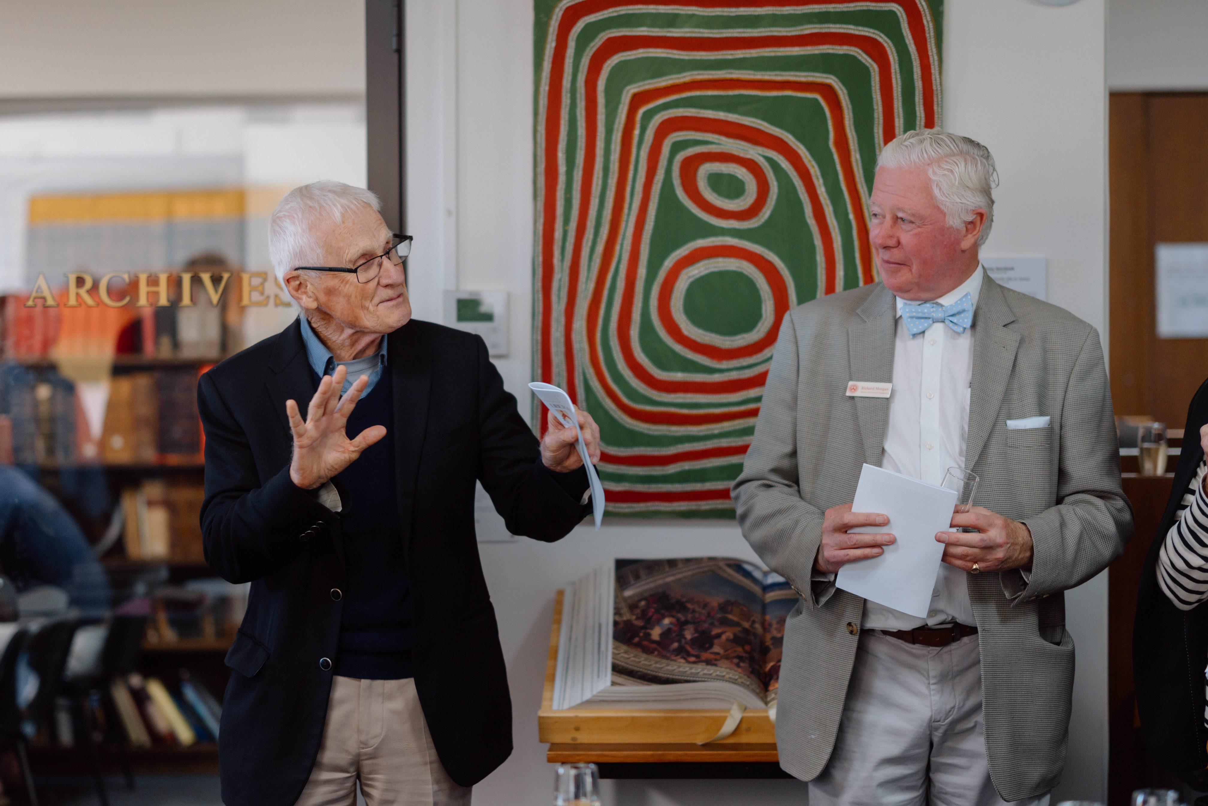 Prof Ian Constable and Richard Morgan